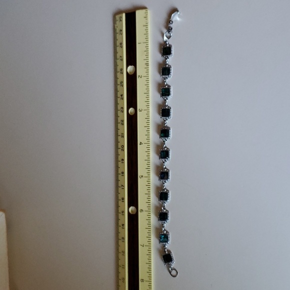 Abalone and silver bracelet - Picture 3 of 5